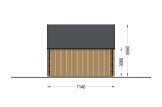 Blockbohlenhaus ALINA (34 mm + Holzverschalung), 46 m² specification 4