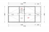 Blockbohlenhaus AURA S (66 mm + Holzverschalung), 139 m² specification 2