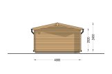 Gartenhaus aus Holz LILLE (34 mm), 4x3 m, 12 m² specification 4
