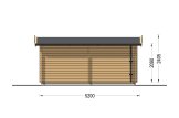 Holzgarage CLASSIC (34 mm), 3.2x5.2, 16 m² specification 5