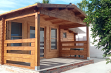 Blockbohlenhaus ISLA (Isoliert, 44+44 mm), 6x5 m, 18 m² + 7 m² Terrasse customer 1