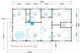 Blockhaus LIMOGES (120 mm) 103 m² specification 1