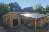 Blockbohlenhaus mit Flachdach BERTA (Extra Isoliert, 44+44 mm), 105 m² customer 1