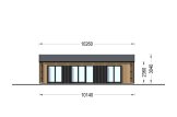 Blockbohlenhaus SELENE (44 mm + Holzverschalung), 54 m² specification 2