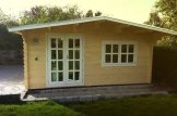 Gartenhaus aus Holz WISSOUS (Isoliert, 44+44 mm), 5x5 m, 25 m² customer 2