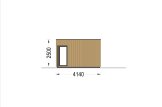 Holzhaus PREMIUM S (34 mm + Holzverschalung), 7.5x4 m, 30 m² specification 5