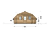 Holzgarage TEXAS (44 mm), 6x6 m, 36 m² specification 4