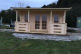 Gartenhaus aus Holz ROYAL (Isoliert, 44+44 mm), 5x5 m, 25 m² customer 3