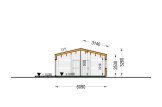 Blockbohlenhaus SELENE (Isoliert, 44 mm + Holzverschalung), 54 m² specification 6