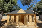 Gartenhaus aus Holz CLOCKHOUSE (44 mm), 5.5x4 m, 22 m² customer 3