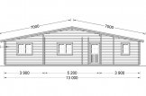 Blockbohlenhaus RIVIERA (120 mm) 120 m² specification 4