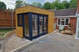 Gartenbüro PREMIUM (Isoliert, 34 mm + Holzverschalung), 4.1x2.4 m, 10 m² customer 1