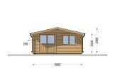 Gartenhaus aus Holz LILLE (34 mm), 5x5 m, 25 m² specification 2