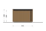 Gartenhaus aus Holz AMARA (Isoliert, 34 mm + Verschalung), 4x3 m, 10 m² specification 4