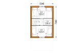 Kleines Holzhaus zum Wohnen ALINA RV (Isoliert, KfW55), 46 m² specification 2