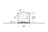 Gartenhaus aus Holz OAK (34 mm), 6x3 m, 16 m² specification 6