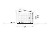 Holzgarage CLASSIC (34 mm), 3.2x5.2, 16 m² specification 6