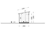 Gartensauna VIGOR (44 mm), 4.5x2.5 m, 4.9 m² specification 6