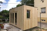 Gartenbüro PREMIUM (Extra Isoliert, 34 mm + Holzverschalung), 4.1x2.4 m, 10 m² customer 3