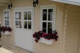 Gartenhaus aus Holz CLARA (44 mm), 7x4 m, 28 m² customer 2