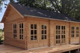 Gartenhaus aus Holz DEVON (Isoliert, 44+44 mm), 6x4 m, 24 m² customer 3