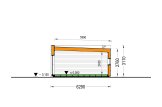 Holzhaus zum Wohnen BELLA 2 RV (Isoliert, KfW55), 60 m² specification 6