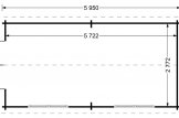 Gartenhaus aus Holz STRONGHOLD (44 mm), 3x6 m, 18 m² specification 1