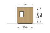 Gartenbüro PREMIUM S (Extra Isoliert, 34 mm + Holzverschalung), 4.1x2.4 m, 10 m² specification 5