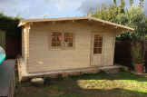 Gartenhaus aus Holz DREUX (66 mm), 5x4 m, 20 m² customer 2