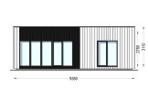 Fertighaus aus Holz LUCIA 1 PV (Isoliert, KfW55), 40 m² specification 2