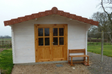 Gartenhaus aus Holz RENNES (34 mm), 4x3 m, 12 m² customer 2