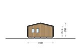 Mobilheim aus Holz ANGELA S (Isoliert, 44 mm + Holzverschalung), 6x9 m, 45 m² specification 4