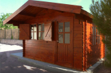 Gartenhaus aus Holz DREUX (66 mm), 4x4 m, 16 m² customer 2