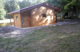 Blockbohlenhaus mit Terrasse PARIS (44 mm), 6.7x5.7 m, 21 m² + 11 m² customer 1