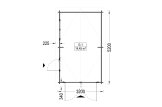 Holzgarage CLASSIC (34 mm), 3.2x5.2, 16 m² specification 1