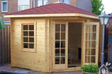 Gartenhaus aus Holz AIDA (28 mm), 3x3 m, 9 m² customer 3