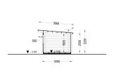 Gartenhaus aus Holz MALTA (34 mm), 3x3 m, 9 m² specification 6