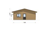 Schlüsselfertiges Holzhaus zum Wohnen JULIA RV (Isoliert, KfW55), 95 m² specification 5
