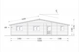 Blockbohlenhaus mit Terrasse RIVIERA (120 mm), 100 m² + 20 m² specification 4