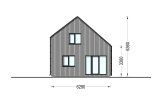 Kleines Holzhaus zum Wohnen SELIA RV (Isoliert, KfW55), 44 m² specification 3