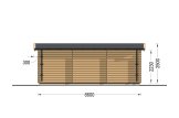 Gartenhaus aus Holz ELEONORA (34 mm), 6.6x3 m, 20 m² specification 4