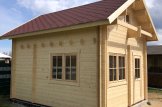 Blockbohlenhaus mit Schlafboden AVIGNON (58 mm), 20 m² + 16 m² customer 3
