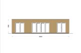 Modernes Ferienhaus aus Holz PREMIUM S (34 mm + Holzverschalung), 10.5x4.5 m, 47 m² specification 2