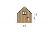 Blockbohlenhaus ALINA (Isoliert, 34 mm + Holzverschalung), 46 m² specification 5