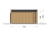 Gartenbüro PREMIUM (34 mm + Holzverschalung), 5x4 m, 18 m² specification 4
