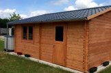 Holzgarage (44 mm) 6x5.7m, 34 m² / 75 m³ customer 1