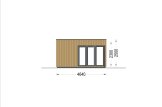 Modern Gartenhaus PREMIUM (Isoliert, 34 mm + Holzverschalung), 6.5x4.5 m, 30 m² specification 5