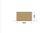 Modernes Ferienhaus aus Holz PREMIUM S (34 mm + Holzverschalung), 10.5x4.5 m, 47 m² specification 5
