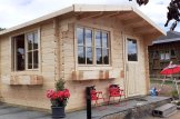 Gartenhaus aus Holz DREUX (44 mm), 4x3 m, 12 m² customer 1