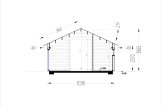Holzhaus GRETA S (44 mm + Holzverschalung), 48 m² specification 6